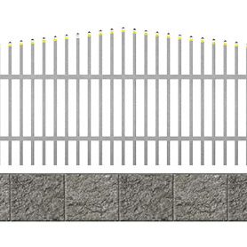 palisada aluminijumske ograde