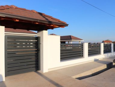 Aluminijumske ograde Modern Z9, aluminijumske ograde za dvorište, aluminijumska ograda