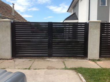 Aluminijumske ograde Modern Z9, aluminijumske ograde za dvorište, aluminijumska ograda