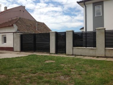 Aluminijumske ograde Modern Z9, aluminijumske ograde za dvorište, aluminijumska ograda