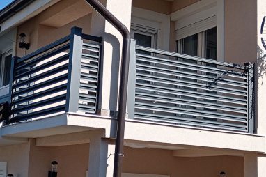 gelenderi, Aluminijumski gelenderi i ograde za terasu