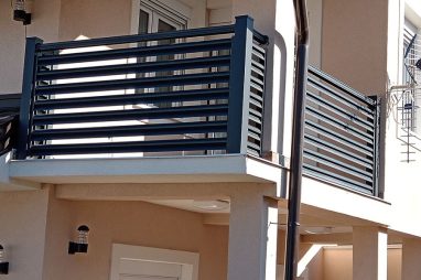 gelenderi, Aluminijumski gelenderi i ograde za terasu