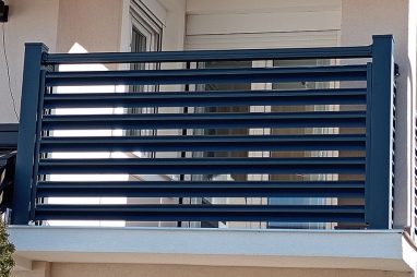 gelenderi, Aluminijumski gelenderi i ograde za terasu