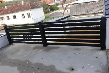 gelenderi, Aluminijumski gelenderi i ograde za terasu