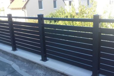 gelenderi, Aluminijumske ograde za terase