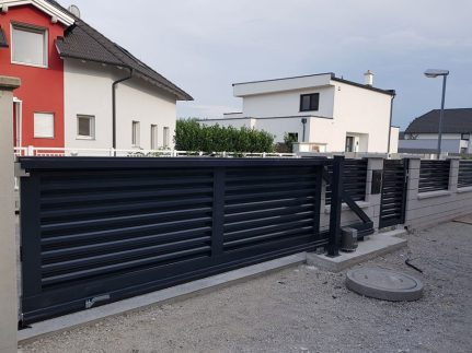 klizna kapija, Aluminijumske klizne kapije, alu kapije