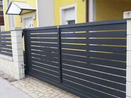 klizna kapija, Aluminijumske klizne kapije, alu kapije