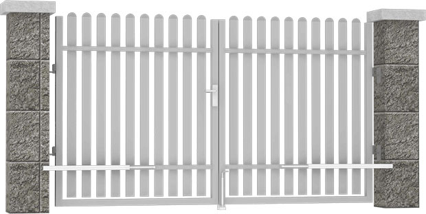 aluminijumske dvokrilne kapije, kapije i ograde